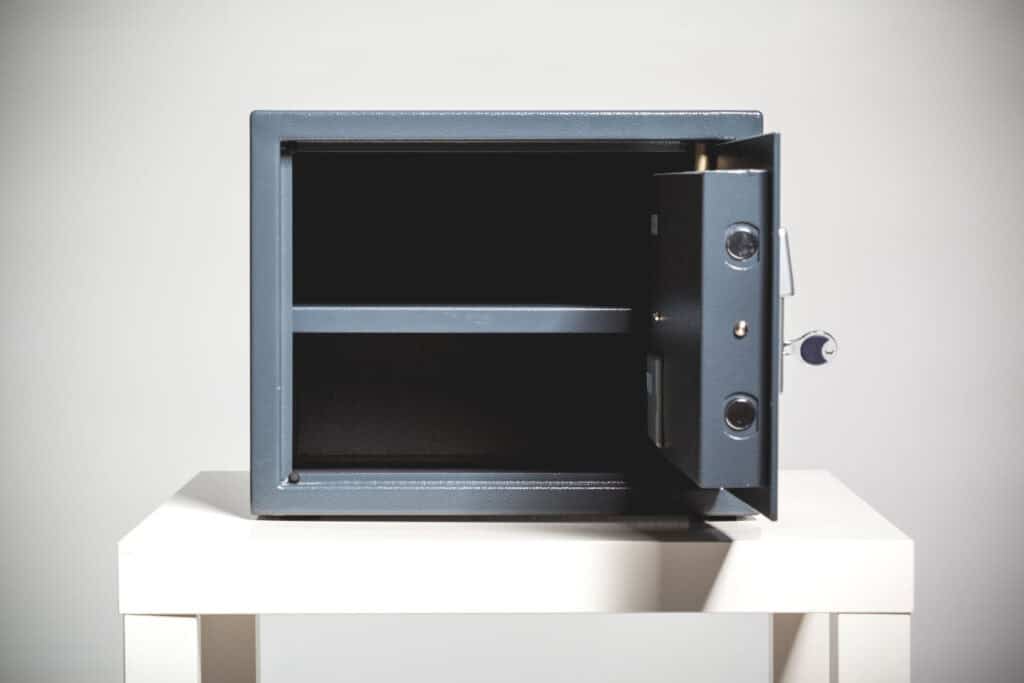 bolting down a safe